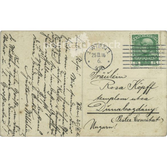 1916 - Vienna. Schönbrunn. Colored photo sheet, postcard. (2791574)