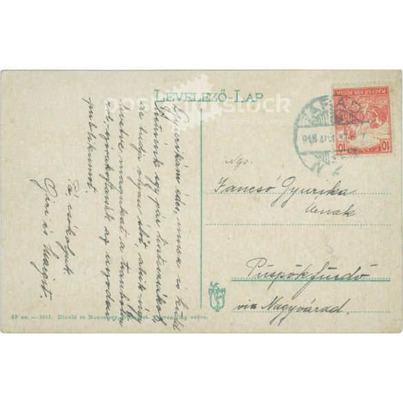 1918 - Arad. Palace of Culture. Colored photo sheet, postcard. (2791575)