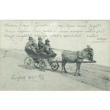 1905 - Series of comic situations, set scenes. Photo sheet, postcard. (2791578)