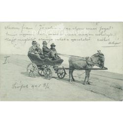   1905 – Series of comic situations, set scenes. Photo sheet, postcard. (2791578)