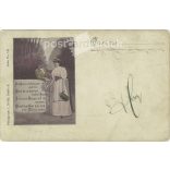 1899 - Romantic postcard. Black and white photo sheet. (2791588)