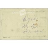 1911 - Lady in furcoat. Black and white photo sheet, postcard. (2791592)