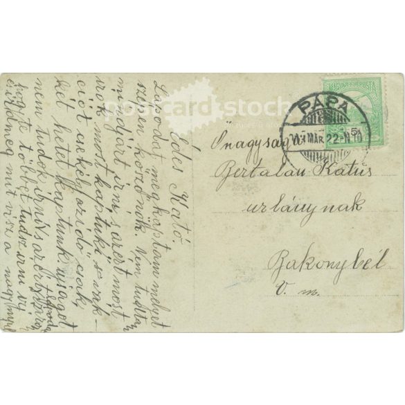 1913 - Romantic postcard. Colored photo sheet. (2791593)