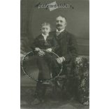 1929 - "Father's Strictness". Black and white photo sheet. (2791599)