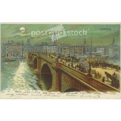 1899 - London. Lithographed postcard. (2791605)