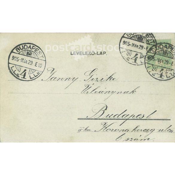 1905 - Fedári Sári, Vilma Megyaszay „János Vitéz”. Photo sheet, postcard. (2791609)