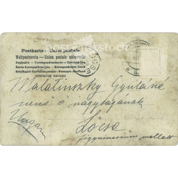 1910 - Hainbrunn. Photo sheet, postcard. (2791615)