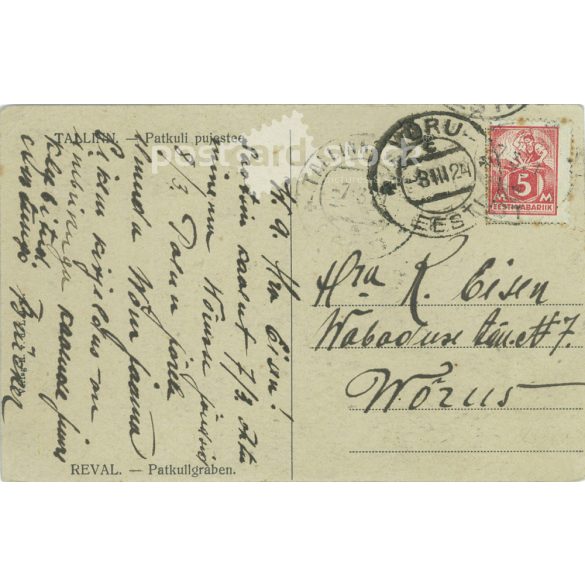 1908 - Tallinn, Estonia. Colored photo sheet, postcard. (2791616)