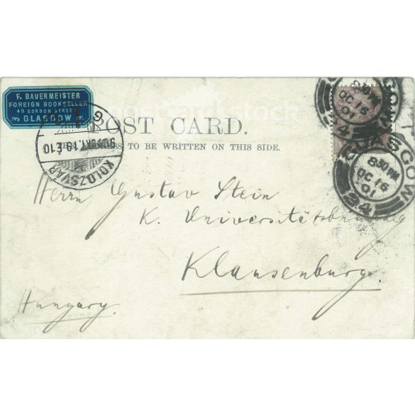 1901 - Glasgow. Lithographed postcard. (2791617)