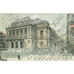   1903 - Budapest. Opera House. Colored photo sheet, postcard. (2791618)