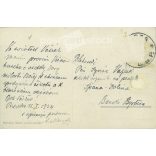 1924 - Hostýn. St. Stephen’s Church from the cemetery. Colored photo sheet, postcard. (2791621)