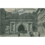 1911 - Budapest. Buda tunnel. Photo sheet, postcard. (2791623)