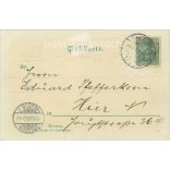 1900 - Bautzen. Greetings from Saxony. Embossed, gilded, postcard. (2791628)