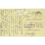 1916 - Wervik, France. The French Toll Office. Colored photo sheet, postcard. (2791630)