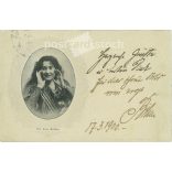 1900 - Actress Anna Kallina (K. k. Hofburgtheater) was born on March 31, 1874 in Vienna at the time of Monachia. Postcard. (2791633)