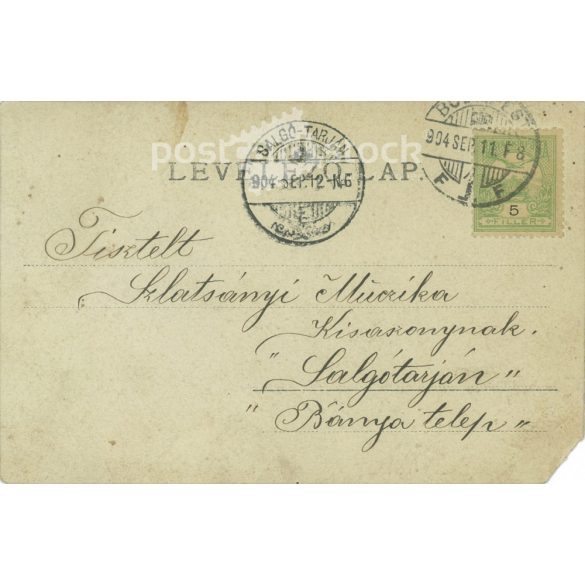 1904 - Romantic greetings. Photo sheet, postcard. (2791636)