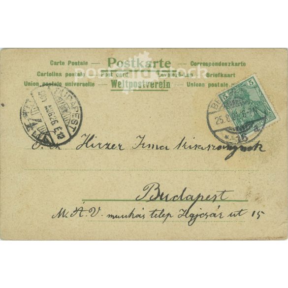 1901 - Berlin. Postcard with unique graphics. (2791646)