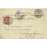 1897 - Greetings from Zurich. Lithographed postcard. (2791647)