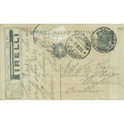 1920 - Pirelli, fee-based, advertising postcard. (2791650)