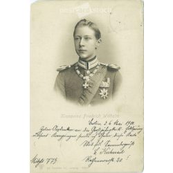   1900 - Crown Prince Friedrich Wilhelm. Photo sheet, postcard. (2791654)