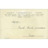 1901 - Romantic postcard. Colored engraving. (2791658)