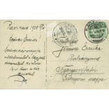 1908 - Romantic postcard. (2791659)