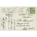 1909 - Romantic postcard. Colored photo sheet. (2791663)