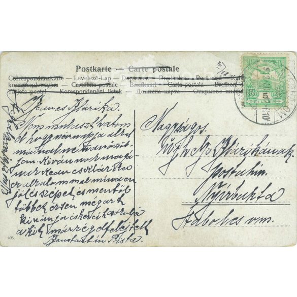 1912 - Romantic postcard. (2791665)