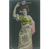 1908 - Romantic postcard. Colored photo sheet. (2791666)