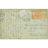 1916 - Romantic postcard. Colored photo sheet. (2791669)