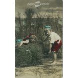 1907 - Romantic postcard. Colored photo sheet. (2791670)