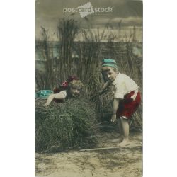 1907 – Romantic postcard. Colored photo sheet. (2791670)