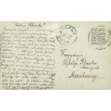 1908 - Romantic postcard. Colored photo sheet. (2791673)