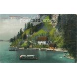 1931 - Inn on Lake Traunsee. Colored photo sheet, postcard. (2791678)