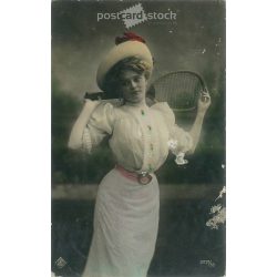 1908 - Romantic postcard. Colored photo sheet. (2791680)