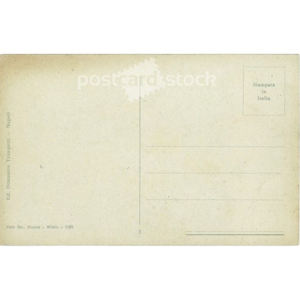 Neapolitan wear. The Tarantella dance. Colored photo sheet, postcard. (2791695)