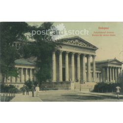   1908 - Budapest. Museum of Fine Arts. Colored photo sheet, postcard. (2791698)