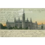 1904 - Vienna. City Hall. Colored photo sheet, postcard. (2791705)