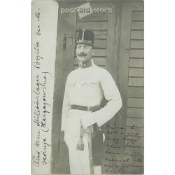   1907 - Military officer’s photo from Hercegovina. Black and white photo sheet, postcard. (2791709)
