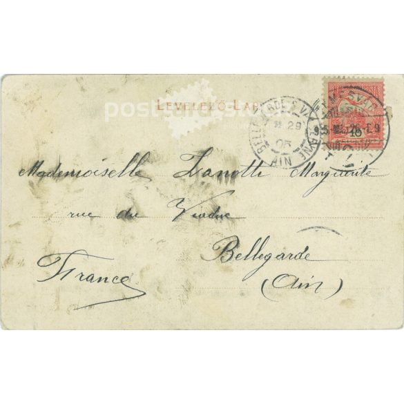 1905 - Cheerful, amusing scene. Colored photo sheet, postcard. (2791712)