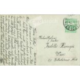 1912 - Romantic postcard. Colored photo sheet. (2791722)