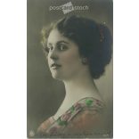 1912 - Romantic postcard. Colored photo sheet. (2791727)