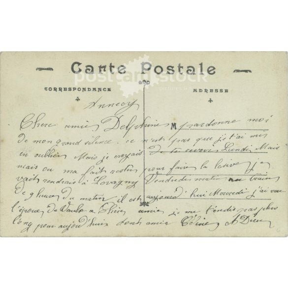 Romantic postcard. Black and white photo sheet. (2791734)