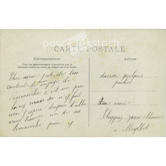 1910 - Romantic postcard. Colored photo sheet. (2791740)