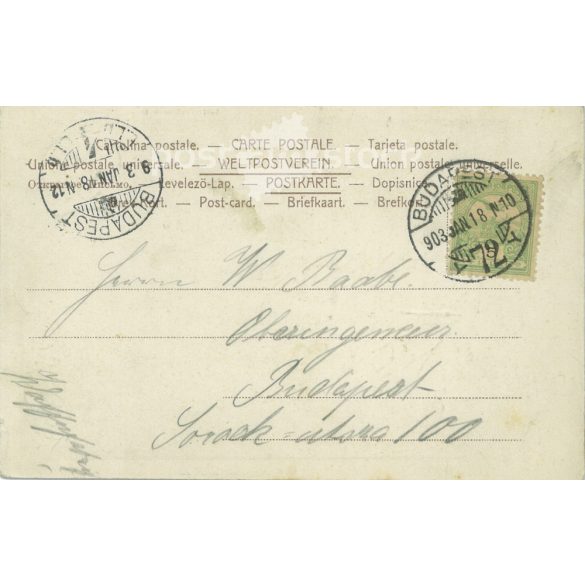 1903 - Pre-war hat fashion. Colored photo sheet. (2791741)