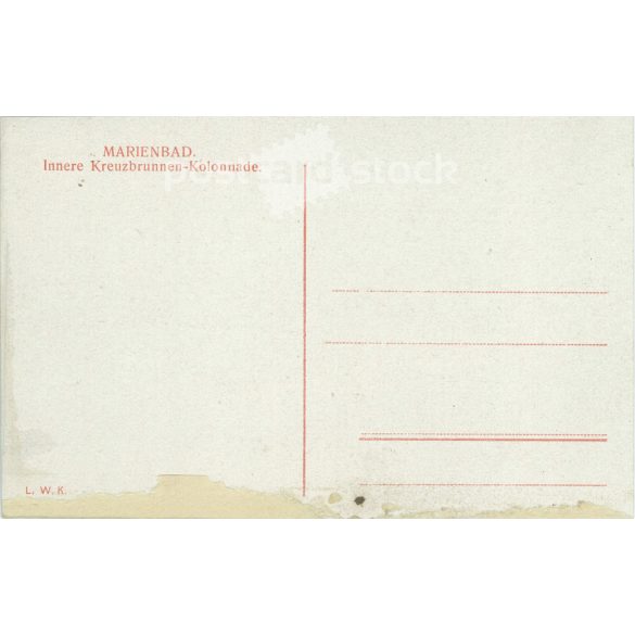 Marienbad. Czech Republic. Colored photo sheet, greeting card. (2791748)