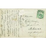 1914 - Romantic postcard. Colored photo sheet. (2791754)