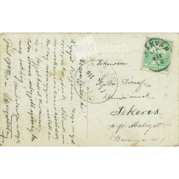 1914 - Romantic postcard. Colored photo sheet. (2791754)