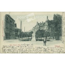   1899 - Villach, Austria. Black and white photo sheet, postcard. (2791763)