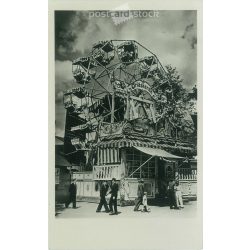   Budapest. City park. Black and white photo sheet, postcard. (2791766)